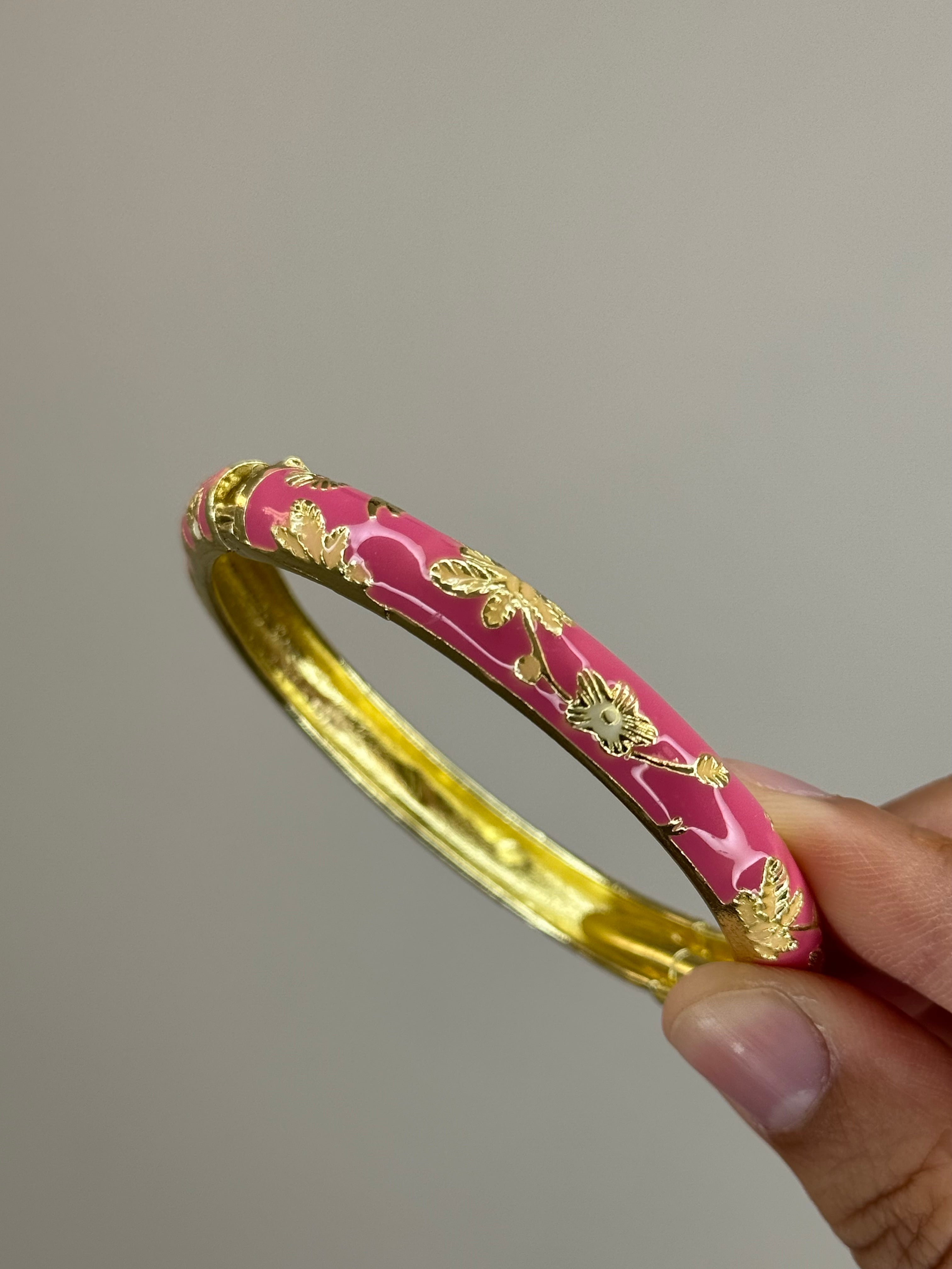 Deep rose pink